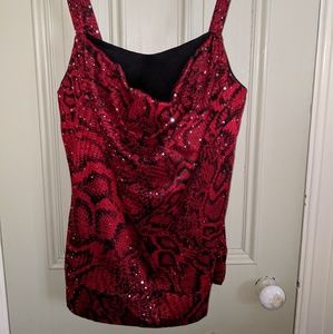 Junior's Glo dressy tank top